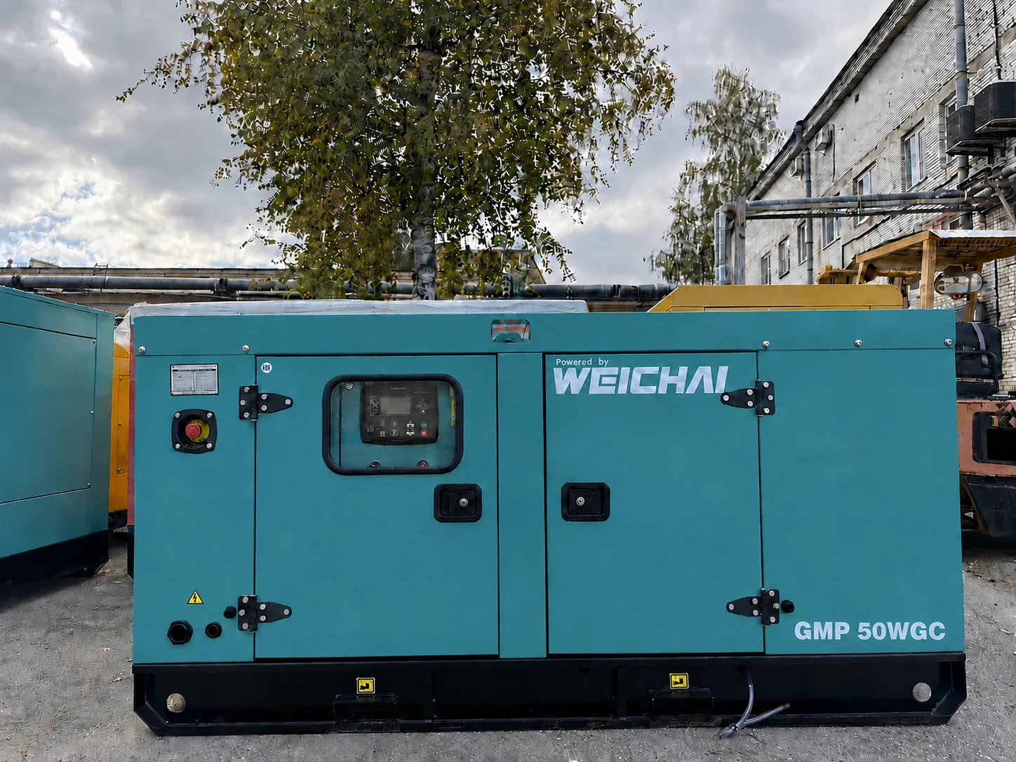 Дизельный генератор Weichai GMP 50WGC в кожухе — изображение 3