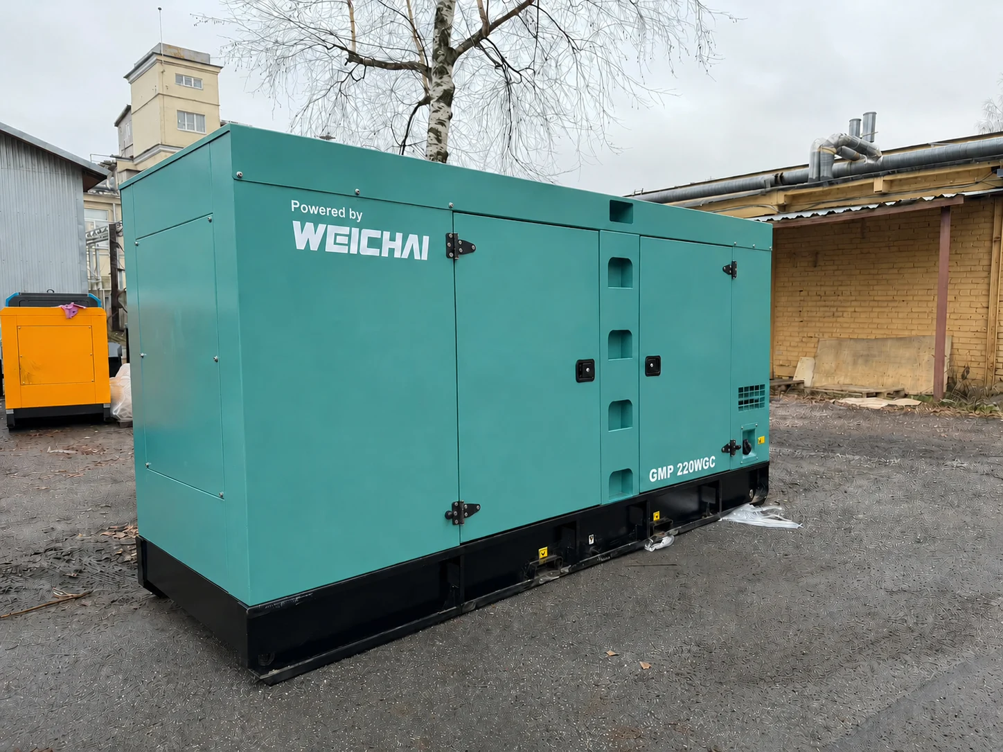 Дизельный генератор Weichai GMP 220WGC в кожухе — изображение 4