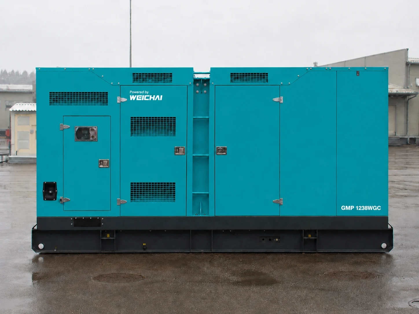 Дизельный генератор Weichai GMP 1238WGC в кожухе — изображение 3