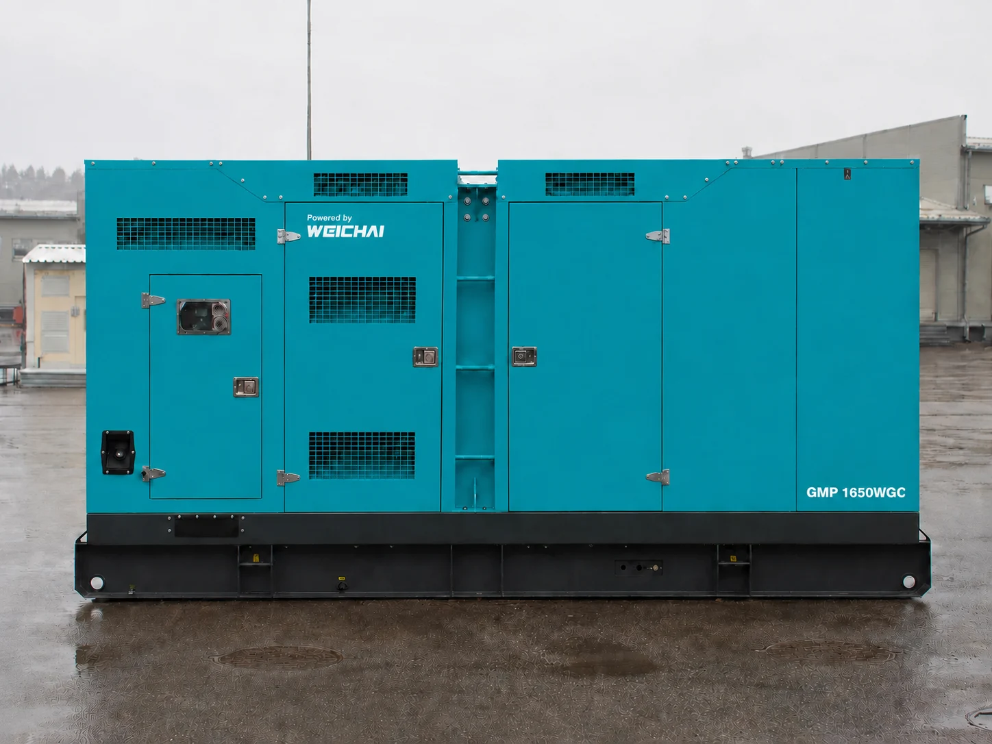 Дизельный генератор Weichai GMP 1650WGC в кожухе — изображение 3